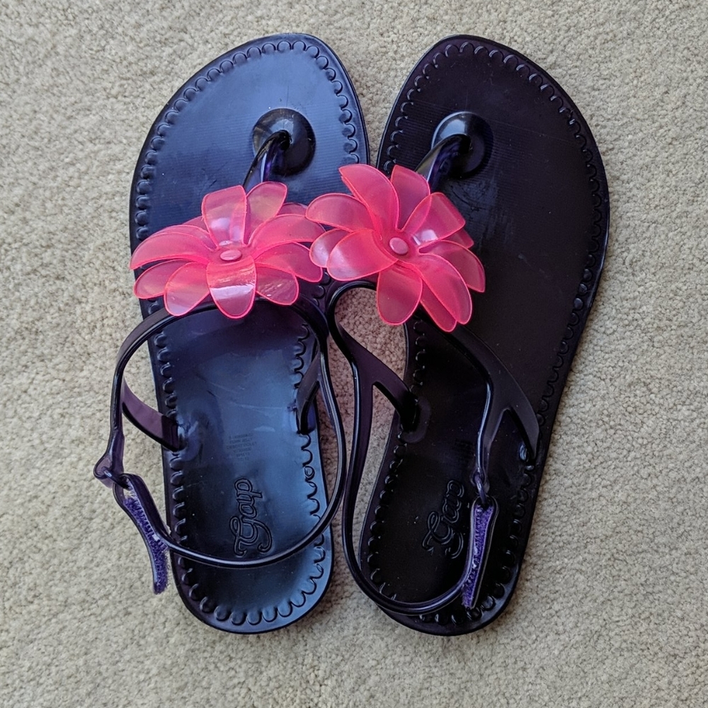 Pink Flower Sandals